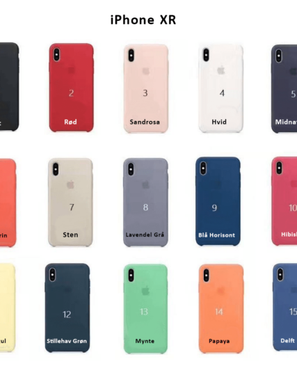 iPhone XR Silicone covers-Etiu