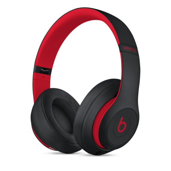 Beats Studio³ Wireless Noise Cancelling Headphones-Black-Red