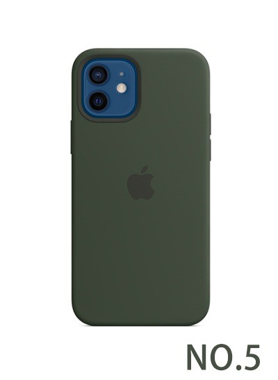 iPhone-12-12-Pro-Apple-Silicone-Cover-Med-MagSafe-Cypern-Groen