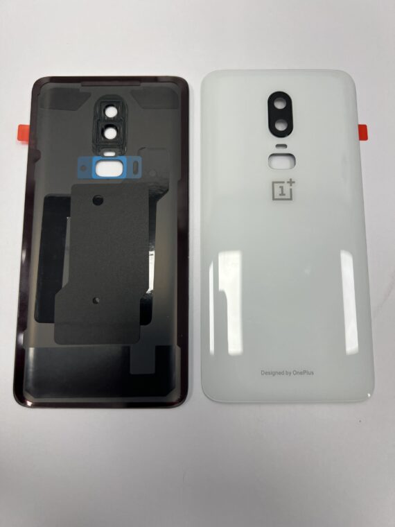 OnePlus 6 Bagside- slik white