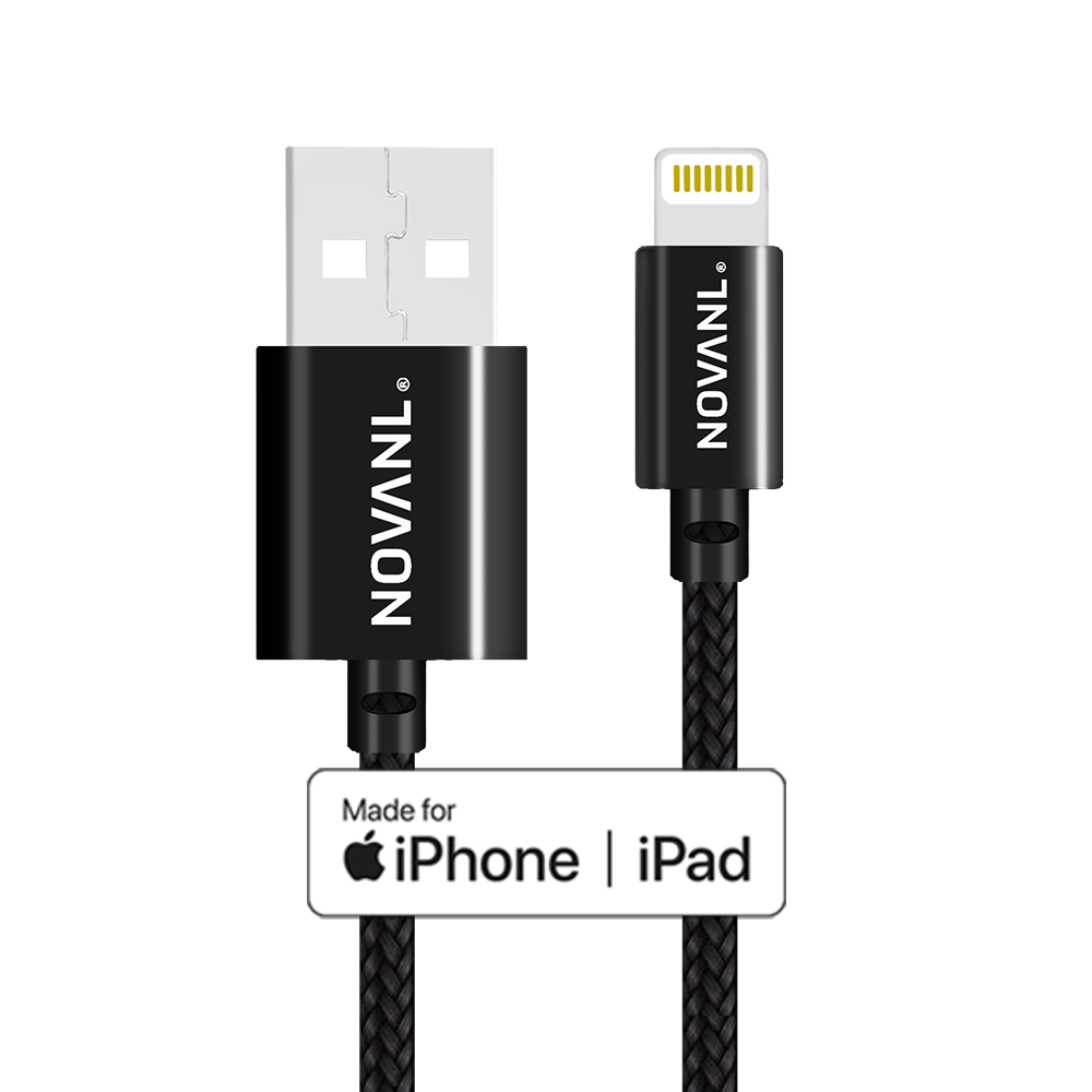 NOVANL Speedcharge Pro USB A to Lightning (MFI) Cable (1M) 1 NOVANL Speedcharge Pro USB A to Lightning (MFI) Cable (1M)