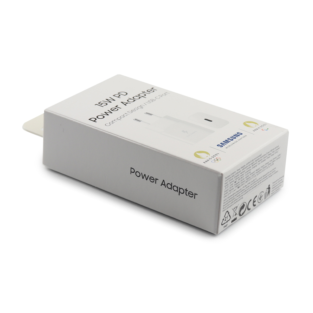 Travel Wall Fast Charger 15W (USB-C) for Samsung White 1 Travel Wall Fast Charger 15W (USB-C) for Samsung White